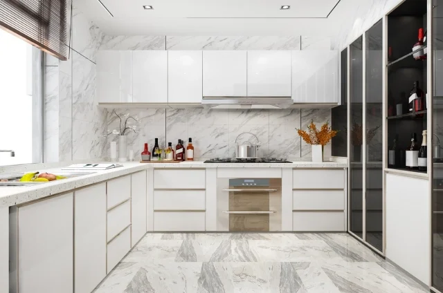 U-Shaped Modular Kitchen Design